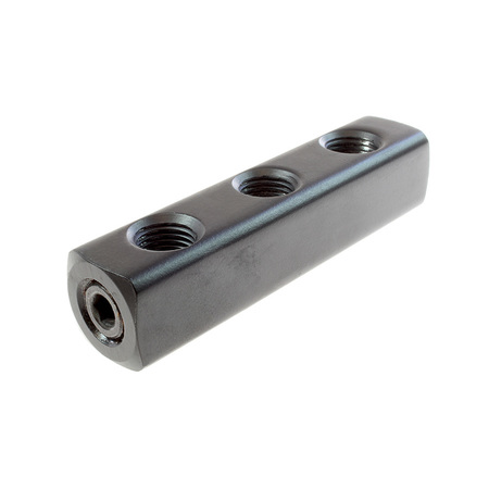 COILHOSE PNEUMATICS 3 Port Low-Profile Manifold 1/4" In 1/4" Out 3032
